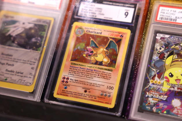 May 16, 2026, Scottsdale, Arizona, USA: A Base Set CHARIZARD card of the Pokemon TCG at the 2026 Collectacon at WestWorld of Scottsdale in Scottsdale, Arizona. Scottsdale USA  - ZUMAg247 20260516_znp_g247_018 Copyright: xGagexSkidmorex