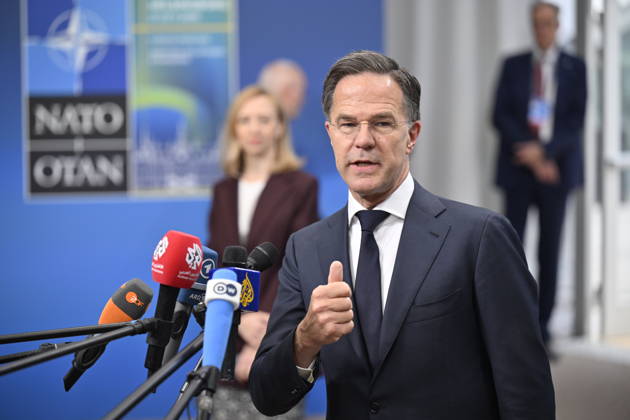 HELSINGBORG , SWEDEN 20260522 NATO Secretary General Mark Rutte at the doorstep of the NATO Foreign Ministers meeting at Sea U in Helsingborg, Sweden, Friday 22th May HELSINGBORG SWEDEN x50090x  Copyright: xJohanxNilsson TTx NATO FOREIGN MINISTERS MEETING SWEDEN OyB1AwscaIs