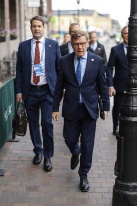 Johann Wadephul (CDU), Bundesaussenminister, beim NATO-Aussenministertreffen in Helsingborg, 22.05.2026. Fotografiert im Auftrag des Auswaertigen Amtes Helsingborg Schweden Copyright: xThomasxImo AAx