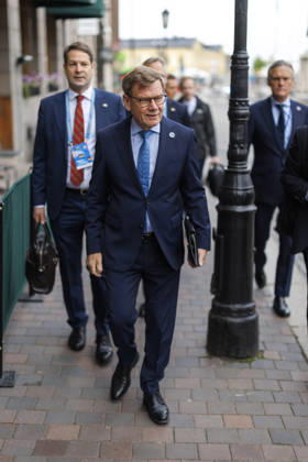 Johann Wadephul (CDU), Bundesaussenminister, beim NATO-Aussenministertreffen in Helsingborg, 22.05.2026. Fotografiert im Auftrag des Auswaertigen Amtes Helsingborg Schweden Copyright: xThomasxImo AAx