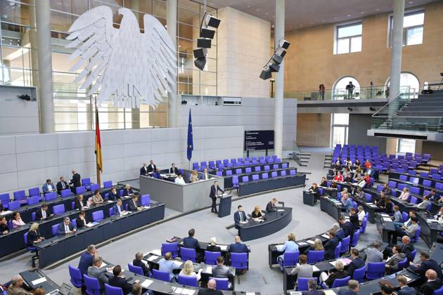 Berlin, Deutschland, 22.05.2026: Deutscher Bundestag: 81. Bundestagssitzung: Blick in den Plenarsaal zum Beginn der Sitzung, Kay Gottschalk (AfD) steht am Rednerpult Copyright: xdtsxNachrichtenagenturx dts_119853