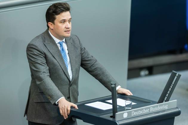81. Sitzung des Deutschen Bundestages am 22.05.2026 im Plenarsaal des Reichstagsgebäudes in Berlin Lukas Krieger ( MdB Christlich Demokratische Union CDU )