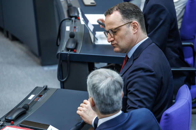 Bundestag Jens Spahn (CDU) im Deutschen Bundestag am 22.05.26 in Berlin. Berlin Berlin Deutschland Bundestag
