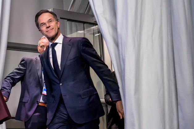 260522 Nato general secretary Mark Rutte during a meeting of NATO Ministers of Foreign Affairs May 22, 2026 in Helsingborg. Photo: Ludvig Thunman BILDBYRAN kod LT LT0794 politik nato meeting helsingborg foregin ministers möte helsingborg 2026 bbeng Copyright: LUDVIGxTHUNMAN BB260522LT031