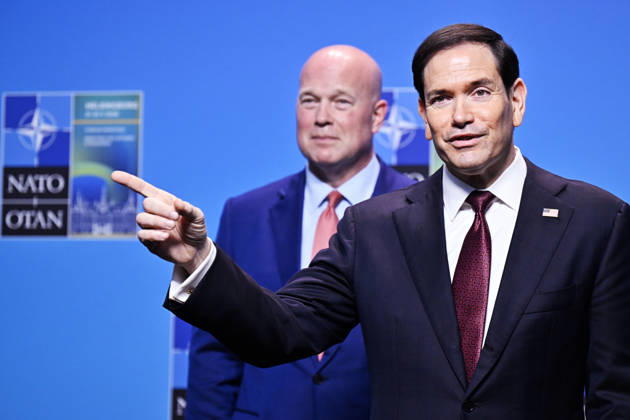 US Secretary of State Marco Rubio meets the press after the NATO Foreign Ministers meeting on Friday at Sea U in Helsingborg, Sweden on may 22, 2026 HELSINGBORG SWEDEN x50090x  Copyright: xJohanxNilsson TTx NATO FOREIGN MINISTERS MEETING HELSINGBORG l5KUWnPmvX8