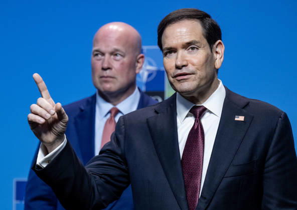 US Secretary of State Marco Rubio meets the press after the NATO Foreign Ministers meeting on Friday at Sea U in Helsingborg, Sweden on may 22, 2026 HELSINGBORG SWEDEN x50090x  Copyright: xJohanxNilsson TTx NATO FOREIGN MINISTERS MEETING HELSINGBORG VXjoxykUPTc