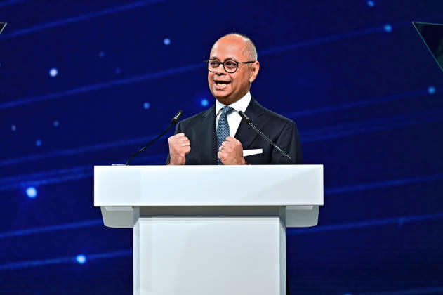 Hauptversammlung Fresenius SE & Co. KGaA. Michael Sen ( Vorstandsvorsitzender Fresenius SE & Co. KGaA ) anläßlich der Hauptversammlung der Fresenius SE & Co. KGaA am 22.05.2026 im Congress Center Messe Frankfurt.. 20260522MWI123715