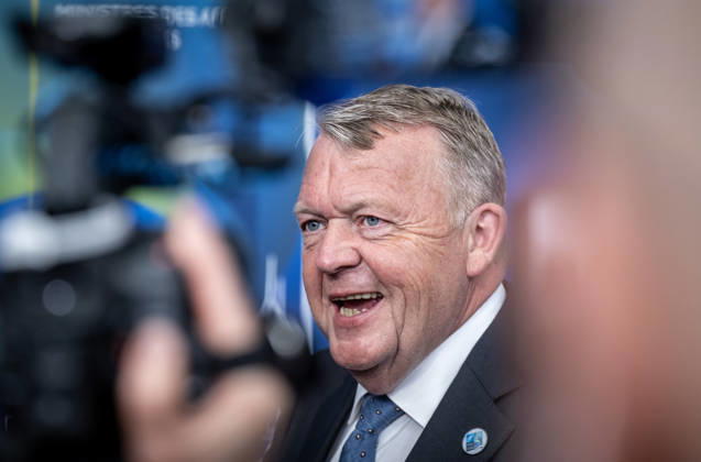 HELSINGBORG, SWEDEN 20260522 Denmarks Foreign Minister Lars Lokke Rasmussen holds a press briefing after the NATO Foreign Ministers meeting at Sea U in Helsingborg on Friday HELSINGBORG SWEDEN x50090x  Copyright: xJohanxNilssonx xTTx NATOS UTRIKESMINISTERMÖTE HELSINGBORG 5WM85QIluqw