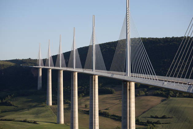 Gabriel Attal visits the Millau viaduct - Millau View of the Millau viaduct on May 22, 2026. Photo by Raphael Lafargue ABACAPRESS.COM Millau France  Copyright: xLafarguexRaphael ABACAx