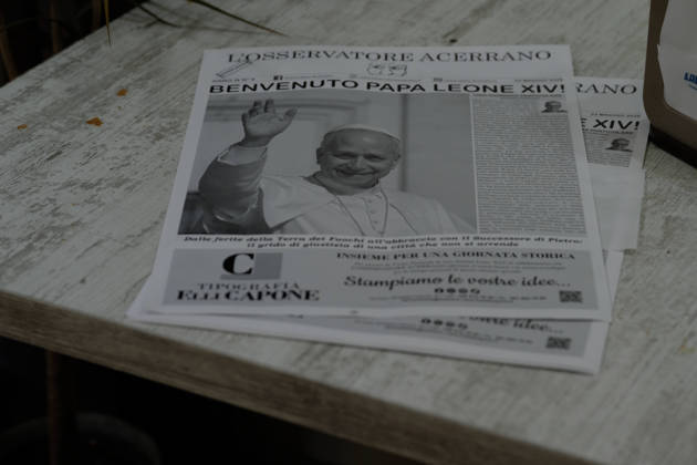 May 23, 2026, Acerra, Campania, ITALIA: Pope Leo XIV during his pastoral visit on May 23, 2026, to the city of Acerra (NA) in Piazza Calipari Acerra ITALIA  - ZUMAs236 20260523_aap_s236_008 Copyright: xFabioxSassox