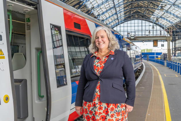 Heidi Alexander Heidi Alexander, Secretary of State for Transport unveils the first Great British Railway train at Brighton Station, Queen s Road, Brighton, East Sussex, UK  Copyright: xjonxsantaxcruzx NINTCHDBPICT001082694201