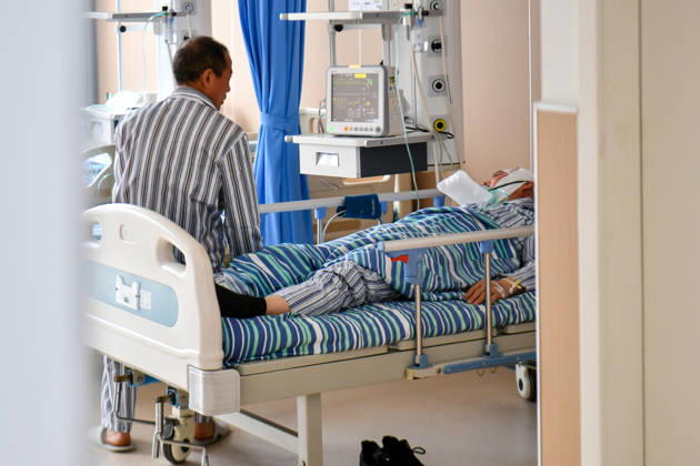 (260523) -- QINYUAN, May 23, 2026 -- Injured workers are pictured at a hospital in Qinyuan County, north China s Shanxi Province, May 23, 2026. The coal mine accident in north China s Shanxi Province has left 82 people dead, with nine others still unaccounted for, according to the county s emergency management bureau. The gas explosion occurred on Friday at the Liushenyu coal mine in Qinyuan County. The province has sent 755 people including rescuers and medical personnel to the site. Rescue efforts are ongoing. A total of 123 people have been sent to hospitals for treatment, including two in critical condition and two in serious condition, while 33 others have returned home. ) (SpotNews) CHINA-SHANXI-COAL MINE-ACCIDENT-RESCUE(CN) Ca 