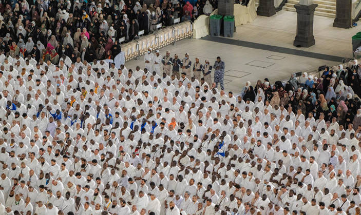 Muslim worshippers perform dawn prayer at Grand Mosque ahead of Hajj Muslim worshippers perform the dawn prayer around the Kaaba, Islam’s holiest shrine, at the Grand Mosque complex in the holy city of Mecca, Saudi Arabia, on May 23, 2026, ahead of the annual Hajj pilgrimage. Photo by SPA Saudi Pess Agency Mecca Mecca Saudi Arabia 230526_Saudi_Arabia_SPA_00(9) Copyright: xSPAxSaudixPessxAgencyxSaudixPressxAgencyx xapaimagesx