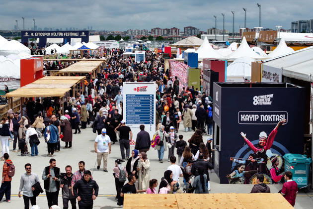 8th Ethnosport Culture Festival in Istanbul ISTANBUL, TURKIYE - MAY 23: People visit the 8th Ethnosport Culture Festival, organized by the World Ethnosport Federation, at Istanbul Ataturk Airport in Istanbul, Turkiye on May 23, 2026. Cem Tekkesinoglu Anadolu Istanbul Turkey. Editorial use only. Please get in touch for any other usage.  Copyright: x2026xAnadoluxCemxTekkesinoglux