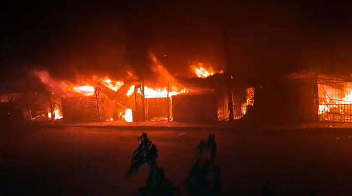 RECORD DATE NOT STATED A fire breaks out at furniture market at Shastri Park New Delhi, May 23 (ANI): A fire breaks out at furniture market at Shastri Park, in New Delhi on Friday. (ANI Video Grab) New Delhi Delhi India Copyright: xANIx ANI_20260523085