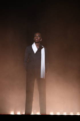 Cannes - Closing Ceremony French-Malian actress and master of Ceremony Eye Haidara arrives on stage during the closing ceremony of the 79th edition of the Cannes Film Festival in Cannes, France on May 23, 2026. Photo by Eliot Blondet ABACAPRESS.COM Cannes France  Copyright: xBlondetxEliot ABACAx