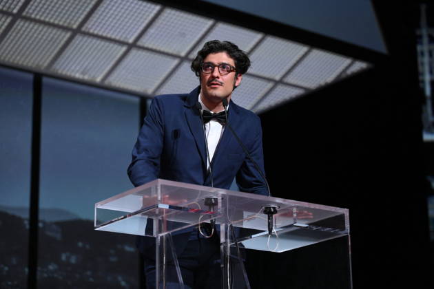 Cannes - Closing Ceremony Argentine director Federico Luis celebrates on stage after winning the Short Film Palme d Or for the film For the Opponents (Para los contrincantes) during the closing ceremony of the 79th edition of the Cannes Film Festival in Cannes, France on May 23, 2026. Photo by Eliot Blondet ABACAPRESS.COM Cannes France  Copyright: xBlondetxEliot ABACAx