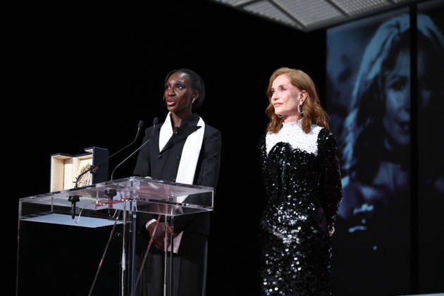 Cannes - Closing Ceremony Eye Haidara and Isabelle Huppert on stage during the closing ceremony of the 79th edition of the Cannes Film Festival in Cannes, France on May 23, 2026. Photo by Eliot Blondet ABACAPRESS.COM Cannes France  Copyright: xBlondetxEliot ABACAx