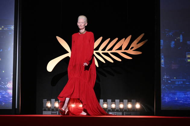 Cannes - Fjord Wins Palme D Or Award At Closing Ceremony Tilda Swinton on stage to present the Palme D Or award winner during the closing ceremony of the 79th edition of the Cannes Film Festival in Cannes, France on May 23, 2026. Photo by Eliot Blondet ABACAPRESS.COM Cannes France  Copyright: xBlondetxEliot ABACAx