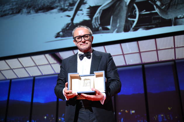 Cannes - Closing Ceremony Russian director and screenwriter Andrey Zvyagintsev celebrates on stage after winning the Grand Prix Award for the film Minotaure (Minotaur) during the closing ceremony of the 79th edition of the Cannes Film Festival in Cannes, France on May 23, 2026. Photo by Eliot Blondet ABACAPRESS.COM Cannes France  Copyright: xBlondetxEliot ABACAx
