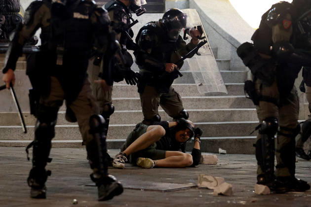 23.05.2026 Belgrade(Serbia) Politika Zivot Politics Life Anti-government protest rally led by Serbia s protesting university students. Protester clash with riot police