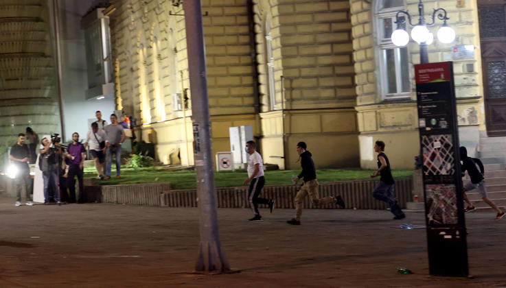 23.05.2026 Belgrade(Serbia) Politika Zivot Politics Life Anti-government protest rally led by Serbia s protesting university students.