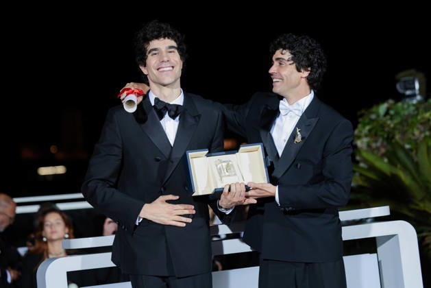 79ème Festival International du Film de Cannes Photocall des Palmes 79th International Cannes Film Festival Photocall with winners 456721 2026 05 23 France Ambrossi, Javier Calvo, Javier  Copyright: xLionelxGuericolas MPPx STAR_456721_013