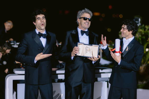 79ème Festival International du Film de Cannes Photocall des Palmes 79th International Cannes Film Festival Photocall with winners 456722 2026 05 23 Alpes Maritimes Cannes France Calvo, Javier Ambrossi, Javier Pawlikowski, Pawel  Copyright: xTerencexBaelenx STAR_456722_013