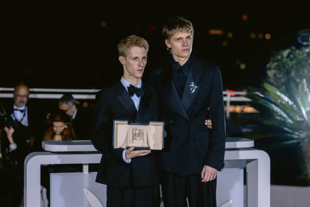 79ème Festival International du Film de Cannes Photocall des Palmes 79th International Cannes Film Festival Photocall with winners 456722 2026 05 23 Alpes Maritimes Cannes France Campagne, Valentin Macchia, Emmanuel  Copyright: xTerencexBaelenx STAR_456722_035