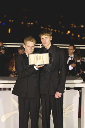 May 23, 2026, Cannes, France, France: VALENTIN CAMPAGNE and EMMANUEL MACCHIA accepting the award for the winners at the 79th Cannes film Festival on May 23rd. Cannes France - ZUMAg279 20260523_zip_g279_045 Copyright: xAlessandroxGalatolix