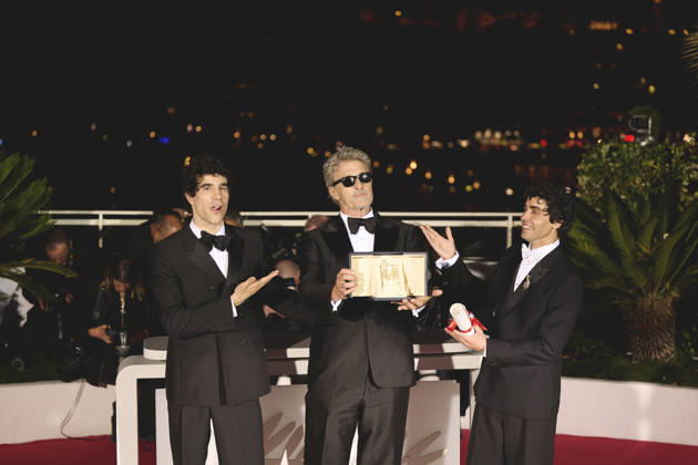 May 23, 2026, Cannes, France, France: JAVIER CALVO, PAWEL PAWLIKOWSKI and JAVIER AMBROSSI accepting the award for the winners at the 79th Cannes film Festival on May 23rd. Cannes France  - ZUMAg279 20260523_zip_g279_040 Copyright: xAlessandroxGalatolix