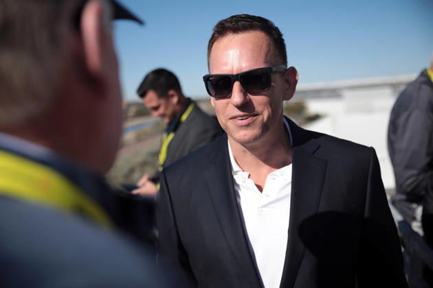 February 9, 2022, Scottsdale, Arizona, USA: PayPal co-founder PETER THIEL speaks at the Converge Tech Summit in Scottsdale, Arizona. Scottsdale USA - ZUMAg247 20220209_znp_g247_019 Copyright: xGagexSkidmorex