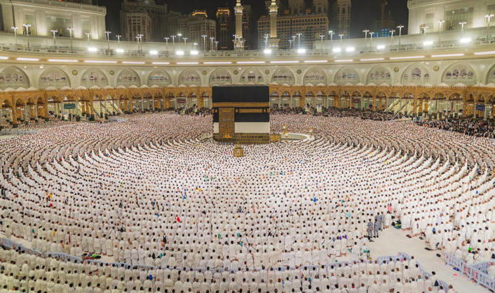 Muslim worshippers perform the dawn prayer around the Kaaba at the Grand Mosque complex in the holy city of Mecca Muslim worshippers perform the dawn prayer around the Kaaba at the Grand Mosque complex in the holy city of Mecca, Saudi Arabia, on May 24, 2026, ahead of the annual Hajj pilgrimage. Millions of Muslims from around the world are expected to gather in Saudi Arabia for the annual pilgrimage rituals. Photo by SPA Saudi Press Agency APA Images Mecca Mecca Saudi Arabia 240526_Saudi_Arabia_SPA_00(2) Copyright: xSPAxSaudixPessxAgencyxSaudixPressxAgencyx xapaimagesx