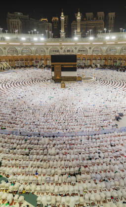 Muslim worshippers perform the dawn prayer around the Kaaba at the Grand Mosque complex in the holy city of Mecca Muslim worshippers perform the dawn prayer around the Kaaba at the Grand Mosque complex in the holy city of Mecca, Saudi Arabia, on May 24, 2026, ahead of the annual Hajj pilgrimage. Millions of Muslims from around the world are expected to gather in Saudi Arabia for the annual pilgrimage rituals. Photo by SPA Saudi Press Agency APA Images Mecca Mecca Saudi Arabia 240526_Saudi_Arabia_SPA_00(5) Copyright: xSPAxSaudixPessxAgencyxSaudixPressxAgencyx xapaimagesx