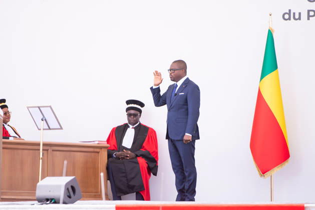 May 24, 2026, Cotonou, Cotonou, Benin: ROMUALD WADAGNI President of Benin Republic during the nvestiture ceremony of the President of the Republic at Congress Palace Cotonou Benin - ZUMAs385 20260524_zsp_s385_009 Copyright: xLeopoldxSoglox