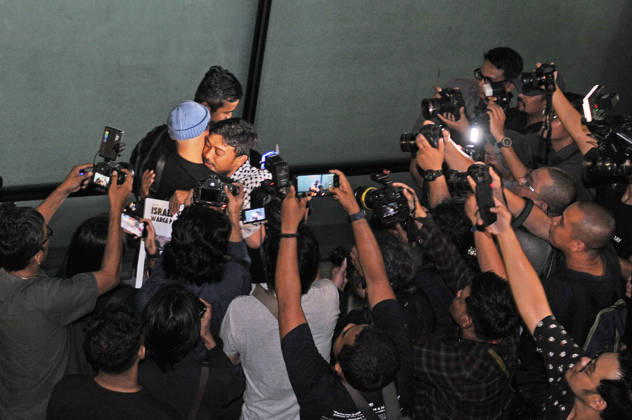Global Sumud Flotilla volunteers reunite with families after return home in Indonesia TANGERANG, BANTEN, MAY 24: Upon arriving in Indonesia, a number of humanitarian mission volunteers meet with relatives and are greeted by their families as an expression of gratitude for their safe return after completing a humanitarian mission to Gaza, at Soekarno-Hatta Airport on May 24, 2026. Nine Indonesian volunteers from the Global Sumud Flotilla (GSF) arrived in Istanbul after being released from Israeli military detention for attempting to deliver medical and logistical aid to Gaza. As part of the flotilla’s 2026 mission, nearly 1,000 volunteers from 70 countries sailed toward Gaza, with more than 400 activists reaching the sea before being interce  Copyright: x2026xAnadoluxDasrilxRoszandix