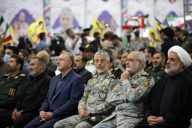 Memorial ceremony held in Tehran for victims of Iran-US-Israel conflict TEHRAN, IRAN - MAY 24: A memorial ceremony is held at the Imam Khomeini Mosalla Mosque for those who lost their lives in the conflict involving Iran, the United States, and Israel following the February 28 attacks, in Tehran, capital of Iran, on May 24, 2026. Fatemeh Bahrami Anadolu Tehran Iran. Editorial use only. Please get in touch for any other usage.  Copyright: x2026xAnadoluxFatemehxBahramix