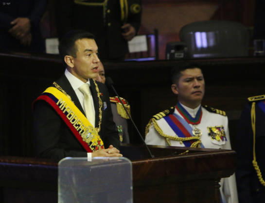 REPORT TO THE NATION DANIEL NOBOA Quito, Sunday, May 24, 2026 Plenary of the Assembly receives the President of the Republic Daniel Noboa, for his Report to the Nation, at the Legislative Palace Photos API Rolando Enriquez Quito Pichincha Ecuador POL INFORMEALANACIONDANIELNOBOA 7e6e755e4707f4a9e80b17678b51966d Copyright: xROLANDO-ENRIQUEZx