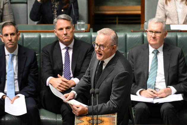 QUESTION TIME, Australian Prime Minister Anthony Albanese speaks during Question Time in the House of Representatives at Parliament House in Canberra, Monday, May 25, 2026. ( NO ARCHIVING CANBERRA AUSTRALIAN CAPITAL TERRITORY AUSTRALIA  Copyright: xLUKASxCOCHx 20260525123443053118