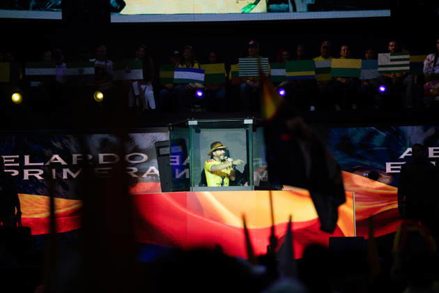 May 24, 2026, Medellin, Antioquia, Colombia: The Right-Wing Presidential Hopeful Abelardo de la Espriella finalizes his campaign in Medellin, Colombia may 24, 2026. Medellin Colombia - ZUMAvp1_ 20260524_zia_vp1_014 Copyright: xCamiloxMorenox
