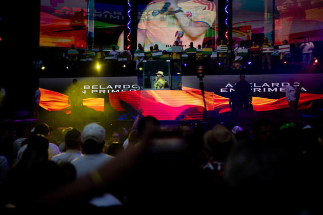 May 24, 2026, Medellin, Antioquia, Colombia: The Right-Wing Presidential Hopeful Abelardo de la Espriella finalizes his campaign in Medellin, Colombia may 24, 2026. Medellin Colombia - ZUMAvp1_ 20260524_zia_vp1_022 Copyright: xCamiloxMorenox