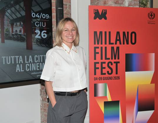 IPA85066471 - Milan,Italy Milano Film Fest 2026 photocall and presentation second edition from June 4 to 9, 2026. In the photo:Agata De Laurentiis programming director Milano Film Fest  Copyright: xNickxZonnax xNickxZonnax 85066471
