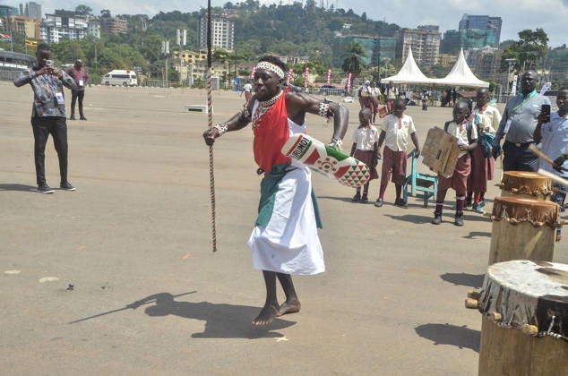 Uganda celebrate the 63rd anniversary of Africa Day KAMPALA, UGANDA - MAY 25: People celebrate the 63rd anniversary of Africa Day with cultural performances, exhibitions, and fashion shows representing different countries across the African continent were organized in Kampala, Uganda, on May 25, 2026. Africa Day is celebrated every year on May 25 to commemorate the founding of the Organization of African Unity (OAU), the predecessor of the African Union (AU), and to honor the continent’s achievements. Nicholas Kajoba Anadolu Kampala Uganda. Editorial use only. Please get in touch for any other usage.  Copyright: x2026xAnadoluxNicholasxKajobax