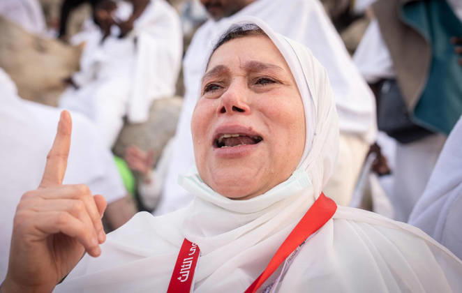 Muslim pilgrims gather at Mount Arafat during Hajj Muslim pilgrims gather at Mount of Mercy on the plain of Arafat during the annual hajj pilgrimage, outside the holy city of Mecca, Saudi Arabia, May 26, 2026. Photo by SPA Saudi Pess Agency APA Images Mecca Mecca Saudi Arabia 260526_Mecca_SPA_2_00(38) Copyright: xSPAxSaudixPessxAgencyxSaudixPressxAgencyx xapaimagesx