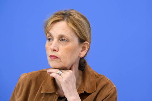 ABB BPK-KINDEREPORT- Karin Rien Bundesministerin fuer Bildung, Familie, Senioren, Frauen und Jugend Thema-Kinderreport 2026 Chancengerechte Bildung Vorstellung Bericht auf der BPK Berlin Bundespressekonferenz am 26.05.2026 Berlin Deutschland