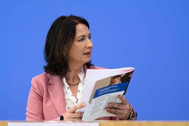 ABB BPK-KINDEREPORT- Anja Siegesmund, Vizepraesidentin des Deutschen Kinderhilfswerkes e. V.Thema-Kinderreport 2026 Chancengerechte Bildung Vorstellung Bericht auf der BPK Berlin Bundespressekonferenz am 26.05.2026 Berlin Deutschland