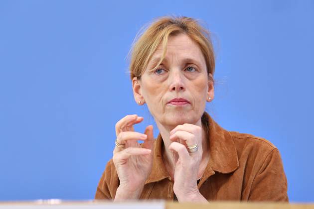 Berlin, Deutschland, 26.05.2026: Bundespressekonferenz: Kinderreport 2026: Chancengerechte Bildung : Bundesministerin für Bildung, Familie, Senioren, Frauen und Jugend Karin Prien (CDU) Copyright: xdtsxNachrichtenagenturx dts_120488