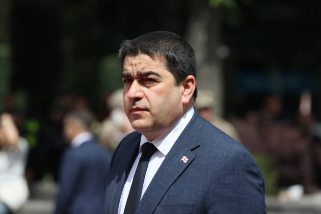 Georgia marks 108th anniversary of the founding of the republic TBILISI, GEORGIA - MAY 26: Georgian Parliament Speaker Shalva Papuashvili attends the military parade to mark the 108th anniversary of the founding of the Republic of Georgia, in Tbilisi, Georgia on May 26, 2026. Davit Kachkachishvili Anadolu Tbilisi Georgia. Editorial use only. Please get in touch for any other usage.  Copyright: x2026xAnadoluxDavitxKachkachishvilix