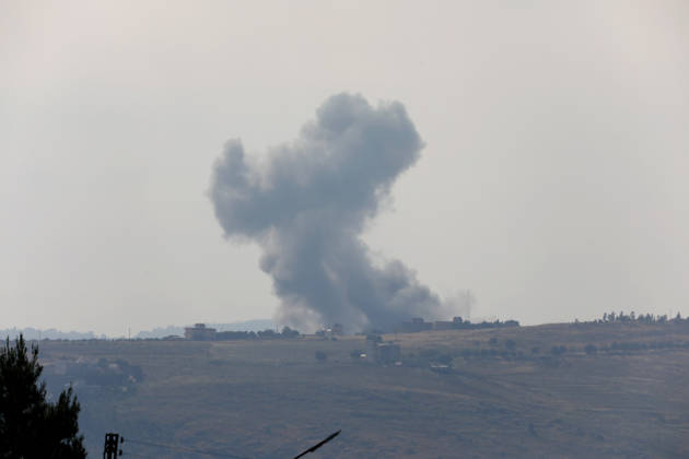 Israeli airstrikes hit southern Lebanon’s Nabatieh province NABATIEH, LEBANON - MAY 26: Smoke rise from the area as Israeli army carried out airstrikes, violating the ceasefire, in Nabatieh, Lebanon, on May 26, 2026. Ramiz Dallah Anadolu Nabatieh Lebanon. Editorial use only. Please get in touch for any other usage.  Copyright: x2026xAnadoluxRamizxDallahx