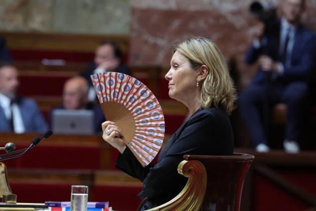 Questions to the Government Session - Paris French President of National Assembly Yael Braun-Pivet seen here during a session of Questions to the Government at the French National Assembly in Paris, France on May 26th, 2026. Photo by Henri Szwarc ABACAPRESS.COM Paris France  Copyright: xSzwarcxHenri ABACAx